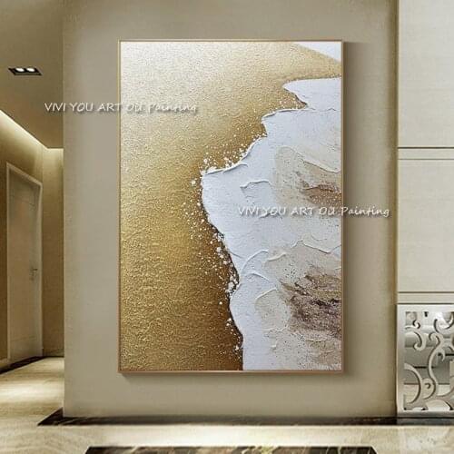 Hot Selling Handmade Abstract Beach Sand Painting Modern Art Picture For drawing Room Modern Canvas Art High Quality