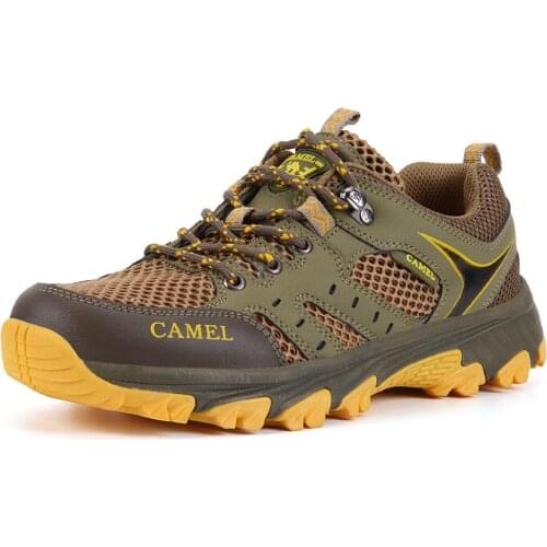 Mens Camouflage Lace Up Shoes Climb Waterproof Combat Hiking Desert Mesh Casual Shoes Army Unisex New