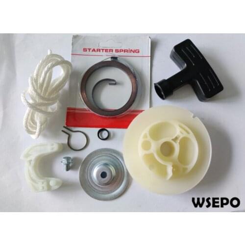 Pull Recoil Stater Repair Kit Rope Wheel Claw Spring for ET650 950 02 Stroke Air Cooled Gasoline Engine 800~900W Generator Parts