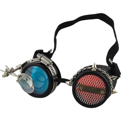 Steampunk Goggles Goth Cosplay Victorian Sunglasses Vintage Party Fancy Dress