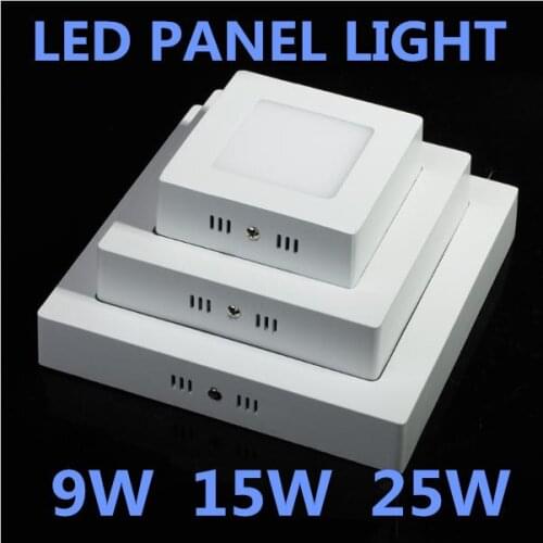 Factory wholesale Surface LED Ceiling Light Ceiling Panel Light Down Light 9W 15W 25W 10pcs/lot, DHL Free Shipping