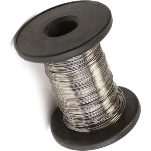 304 Stainless Steel Wire Length 30M Bright Wire Single Hard Wire Diameter 0.2/0.3/0.4/0.5/0.6mm