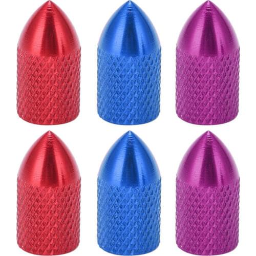 Adjustable Handlebar Stem Schrader Valve Caps Aluminium Alloy Schrader Cycling Valve Dust Covers Bicycle Tire Caps