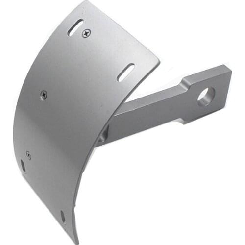 Motorcycle Silver Side Mount Curve License Plate Bracket Tag Holder For Yamaha 2002-2005 Warrior V-Max All Years