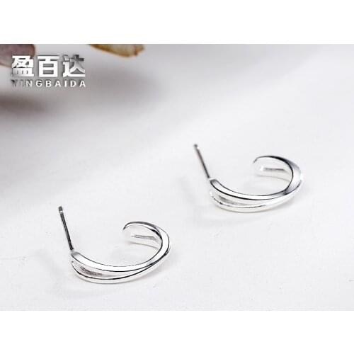 Women Earrings Fashion Temperament Stud Earrings Female Simplicity Ear Drop Delicate Jewelry Accessories Gift