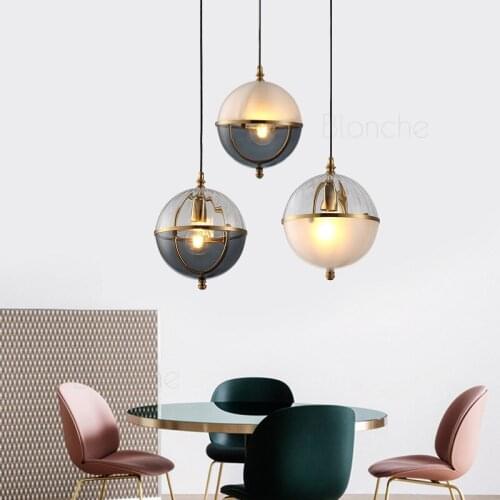 Modern Glass Pendant Lamps Led Art Hanging Lights Creatvie Design Lamps Living Room Bedroom Kitchen Nordic Lighting Loft Fixture