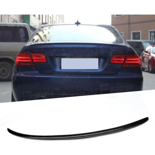 Carbon Fiber Material Rear Bumper Lip Spoiler Car Accessorise for BMW 3 Series E92 M3 Coupe 2 Door 2009-2013 FRP Car styling
