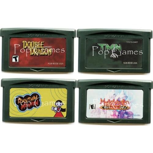 Magical Vacation Double Dragon TMN Rhythm Heaven for 32 Bit Video Game Cartridge Console Card Handheld Player US