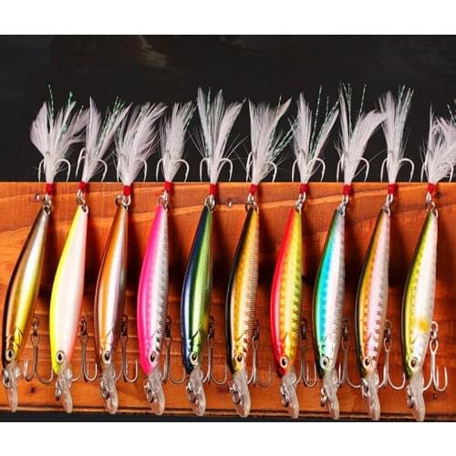 1pcs Metal fishing lure VIB Bait 5.6g/75mm Artificial hard bait Blade Sequin Blood Groove Hook Jigging bait Fishing Accessories