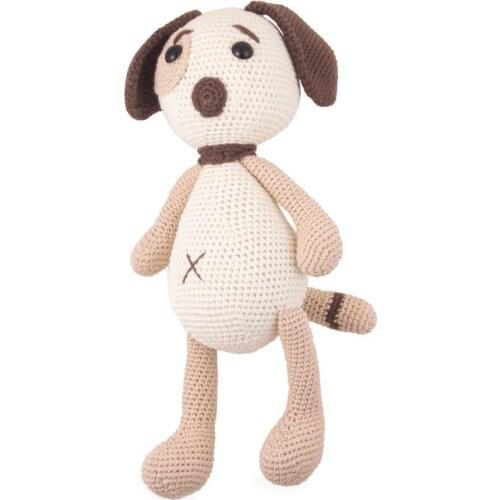 Amigurumi Handmade Cute Dog Organic Woven Toy Baby