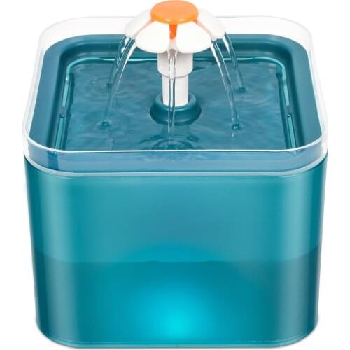 Automatic Cat Fountain Water Drinking Feeder Bowl Pet Dog Cat Water Dispenser Mute Automatic Drinking Fountain Electric USB