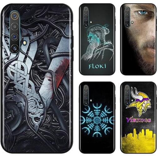 Vikings Ragnar Lothbrok For OPPO Find X3 X2 K5 K3 R17 R15 R9S F19 F15 F11 F9 F7 F5 Neo lite Pro Black Soft Phone Case