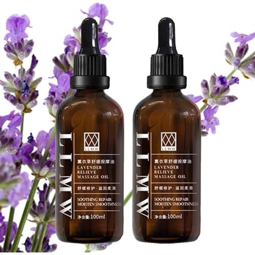 100ml French Lavender Essential Oil Plant Oil for Humidifier Diffuser Aroma Oil Relieve Stress Anxiety Help Sleep Improve Acne
