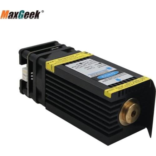 Maxgeek 15W Laser Head 15000mW Blue Laser Module for CNC Laser Engraving Machine Laser Cutter with PWM