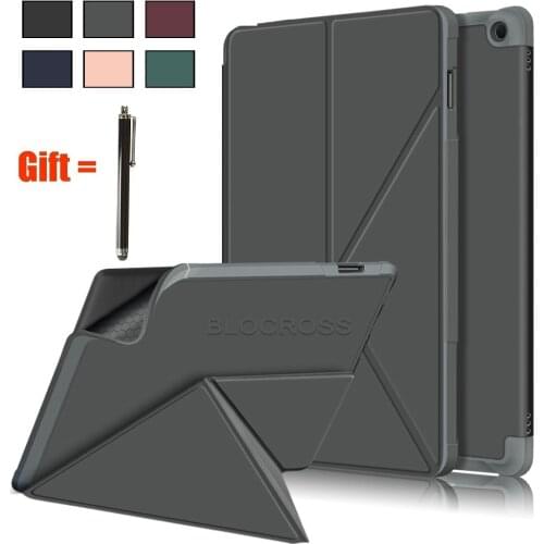 For New Kindle Fire HD 10 Plus 2021 Smart Magnetic Tablet Multi-angle Tablet Stand Cover for Kindle Fire HD 10 Auto Wake/Sleep