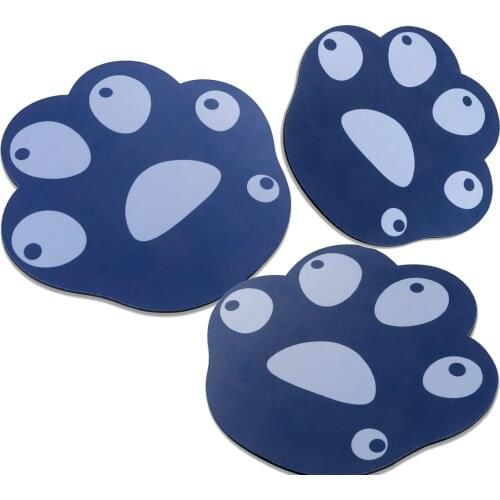 Cute Cartoon Mouse Pad Portable Cat Claw Design Mousepad Anti-slip Rubber Mini Mouse Mat Laptop PC Desk Mat For Office Computer