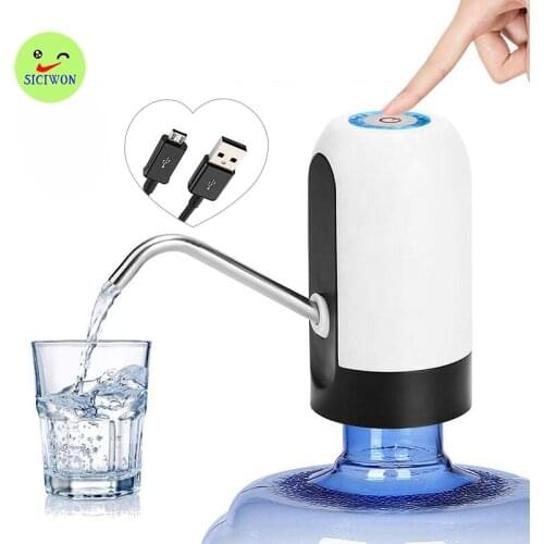 Reusable and E-co friendly automatic bottle drinking portable mini electric usb rechargeable water pump dispenser