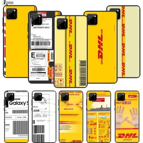 Fashion Dhl Express For OPPO Realme Narzo 20 C2/3/11/12/15/17 X2 X3 X7 XT X50 Q2i V3 V5 V15 Pro Black Silicone Soft Phone Case
