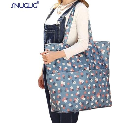 New Supermarket Shopping Bag Waterproof Woman Store Tote Bag 2019 Foldable Shopping Bags Reusable/Eco Bag For Fruit Vegetable