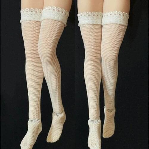 New Female Mesh Stockings 1/12 Scale Universal Sexy High socks Model Toys For 6-inch Action Figure Body Doll