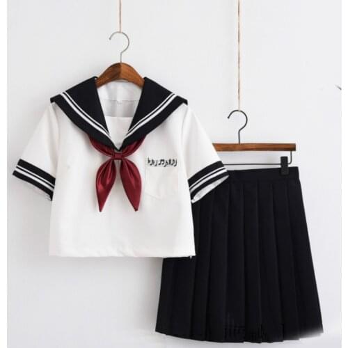High school student JK uniform school uniform Japanese sailor suit girl skirt skirt college wind suit female