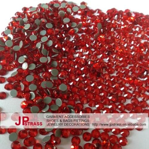 Ss20 5mm hot fix rhinestone light siam 1440 pieces each lot ; free shipping rhinestones hot-fix crystal for beads decor
