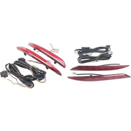 Rear Bumper Turn Signal Brake Light Modified Tail Light Fog Light for Tesla Model Y 17-21 Tail Light