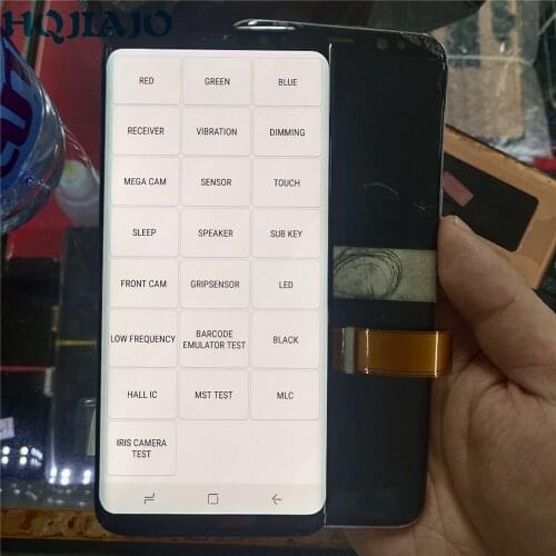 OLED S8 LCD For Samsung Galaxy S8 LCD 2960*1440 SM-G950F LCD Display Touch Screen No Burn Dead Pixels