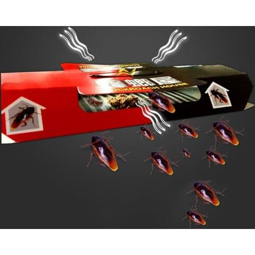 ZOCDOU 1 Piece Cockroach Trap House Killer Bug Insect Net Bait Catch Glue Home Pest Control Black Beetle Blackbeetle Room