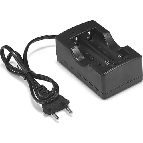 18650 Battery Charger Dual 4.2V Charger US EU Plug For 3.7V 18650 Li-ion Rechargeable Battery