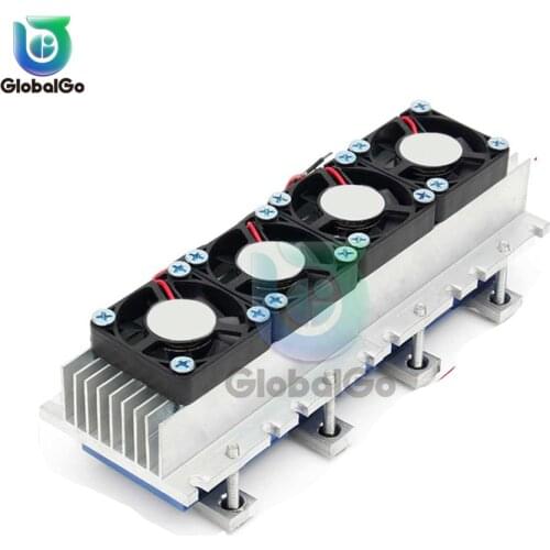 288W Thermoelectric Peltier Refrigeration Cooler DC12V Semiconductor Air Conditioner Cooling System DIY Kit For Air Conditioner
