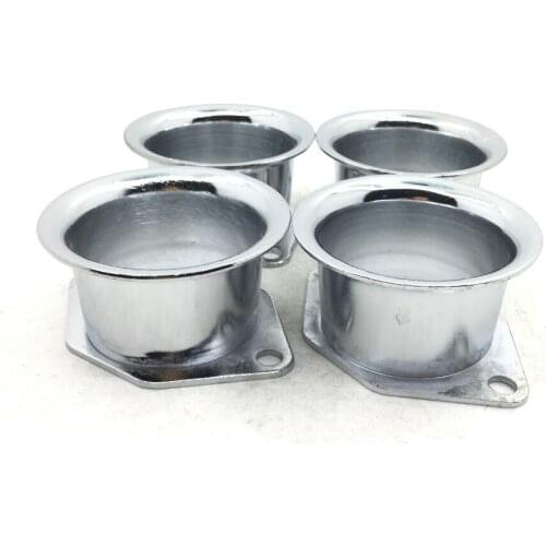 SherryBerg 4PCS 44mm Velocity Stacks air horn for WEBER dellorto fajs 40/44/48IDF 40 45 DCOE FOR FAJS EMPI DELLORTO CARBURETTOR