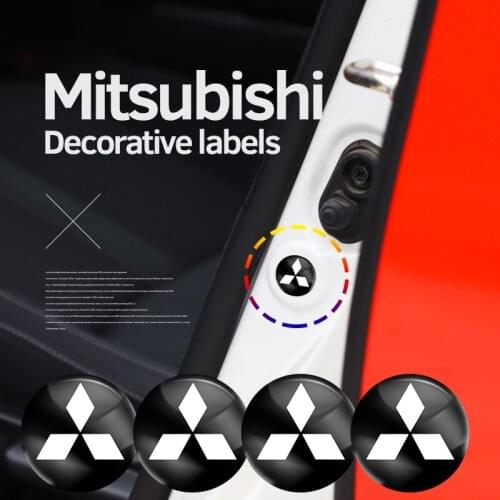 4Pcs Universal PVC Car Door Hood Gasket Sticker For Mitsubishi Ralliart Outlander ASX Lancer Ex Galant Nimbus RVR Sigma Pajero