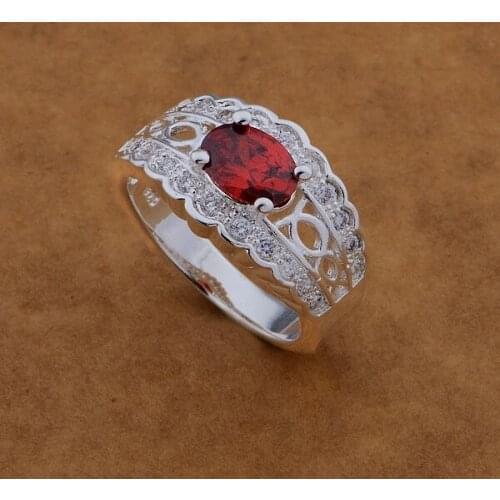 AR472 Trendy wholesale ring, fashion jewelry, high quality/red stone /auqajlxa auxajmea