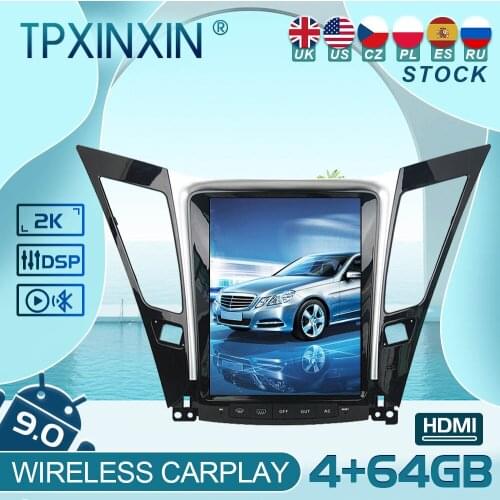 For Hyundai Sonata 2014-2016 Android 9 Carplay Radio Player Car GPS Navigation Head Unit Car stereo BT WIFI