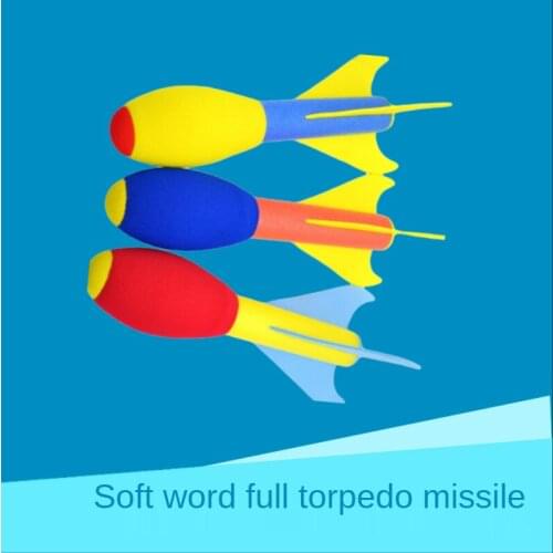 Kindergarten Soft Rocket Darts Missile Children Torpedo Sense Integration Training Equipment Outdoor Throwing Toys Game Tools