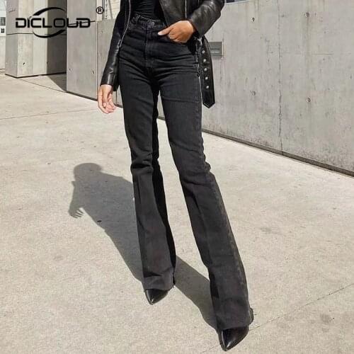 Женские джинсы клеш DICLOUD China At AliExpress
