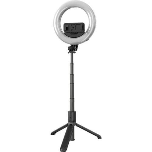 5'' Video Light Dimmable LED Selfie Ring Light Photography Ring Lamp With Wireless Bluetooth Selfie Stick For Youtube Makeup