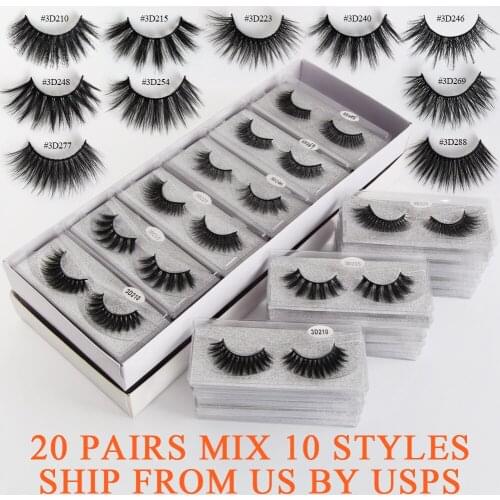 MAANGE 3D Mink Lashes 10/20/30/50/150 Wholesale Eyelashes Natural Mink Eyelashes Wholesale False Eyelashes Makeup Lashes