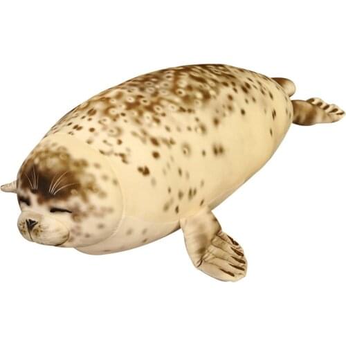 Cute Plushed Fat Seal Pillow 3D Stuffed Plush Throw Pillows Blob Sea Lion Baby Birthday Gift 35-120cm