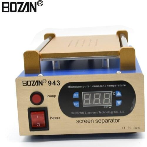 New 943 CN/EU/US/AU/Brazil universal LCD Separator Machine Screen Repair Machine Build-in Pump Vacuum Kit For IPhone For Samsung