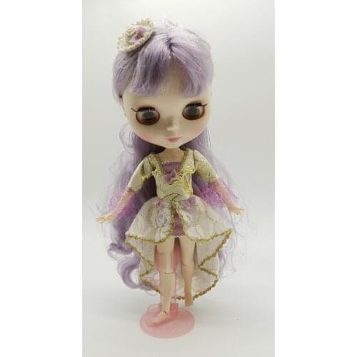 Handmade Lace Up Formal Dress Cosplay Outfit for 12" Blythe Licca 1/6 Obitsu Dolls Clothes Accessories