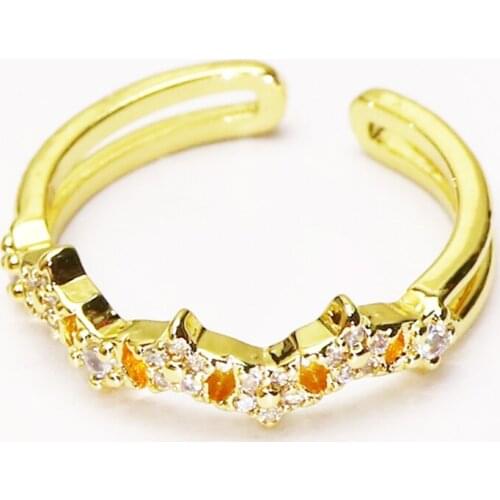 10 piece Metal Star rings Open rings Simple jewelry Rings jewelry rings Gold color rings Gift for women jewelry Gift 513268