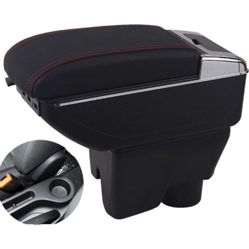 For MG MG3 armrest box central Store content box with cup holder ashtray USB MG3 armrests box