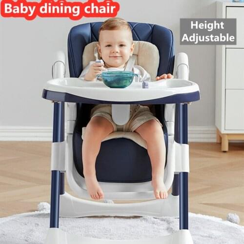 Portable foldable baby dining chair free installation household cartoon kids can sit reclining children dining chair for newborn