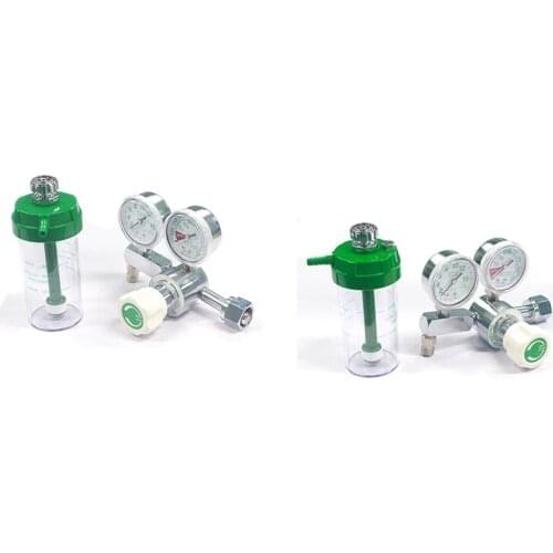 Fashionoxygen Regulator CGA540 With Flowmeter Gauge High Pressure For For Oxygen Cylinder 4000Psi
