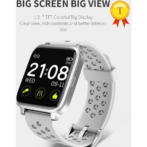 Luxury big Screen Touch Ip68 Heart Rate smart band Wrist Device Fitness Sport Smart Watch Waterproof support Dance Yoga Spinning