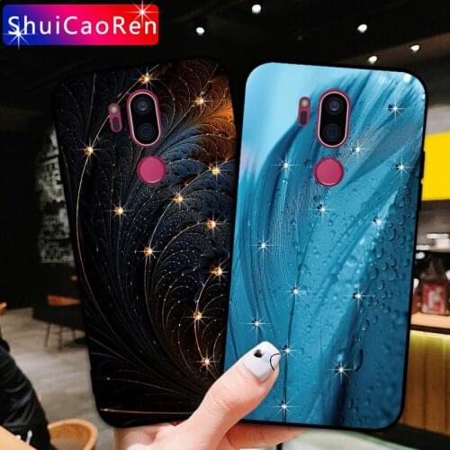 Rhinestone Glitter Soft Case For LG G5 G6 G7 ThinQ TPU Fundas Coque Cover For LG V20 V30 V50