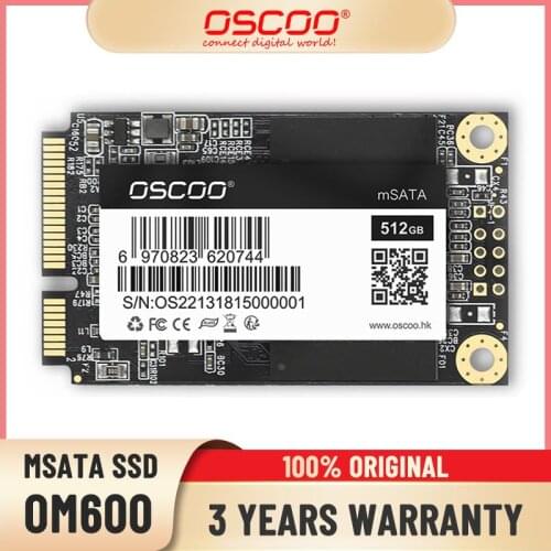 OSCOO MLC mSATA SSD диск 32GB 64GB 128GB 256GB 512GB for Ultrabooks Desktop Laptop
