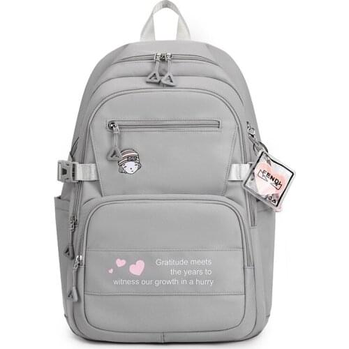 High Capacity College Leisure Backpack Girls Boys School Bags for Teenagers Backpacks Nylon Waterproof Teen Student Book Bag New